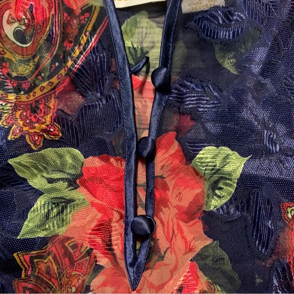 Vintage 90s Victoria’s Secret Paisley Teddy Size L - Picture 7 of 10